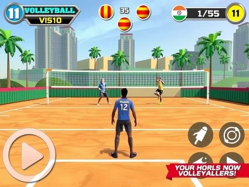 India Volleyball Quest Gameplay Screenshot